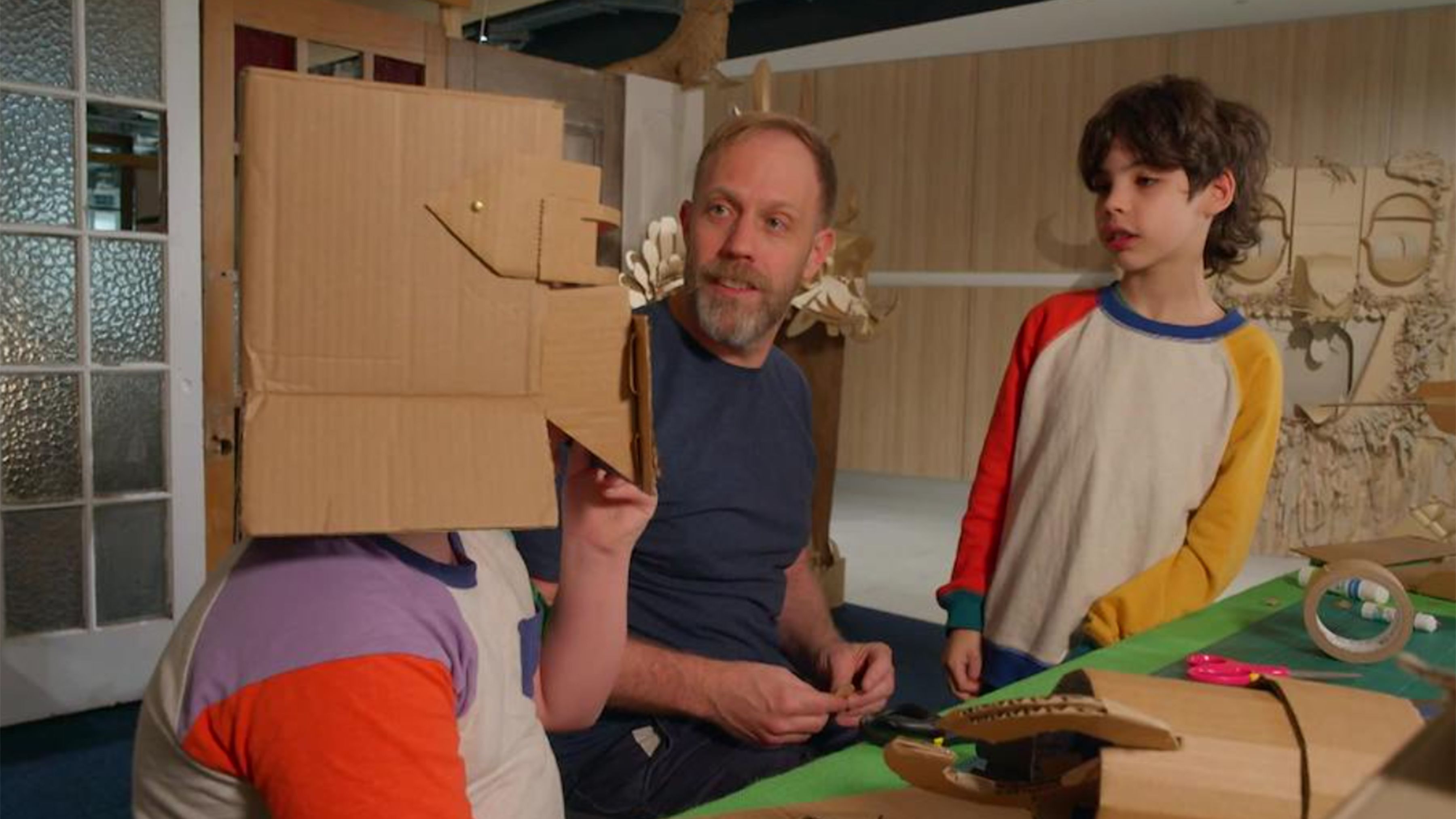 Cardboard Robot Monsters