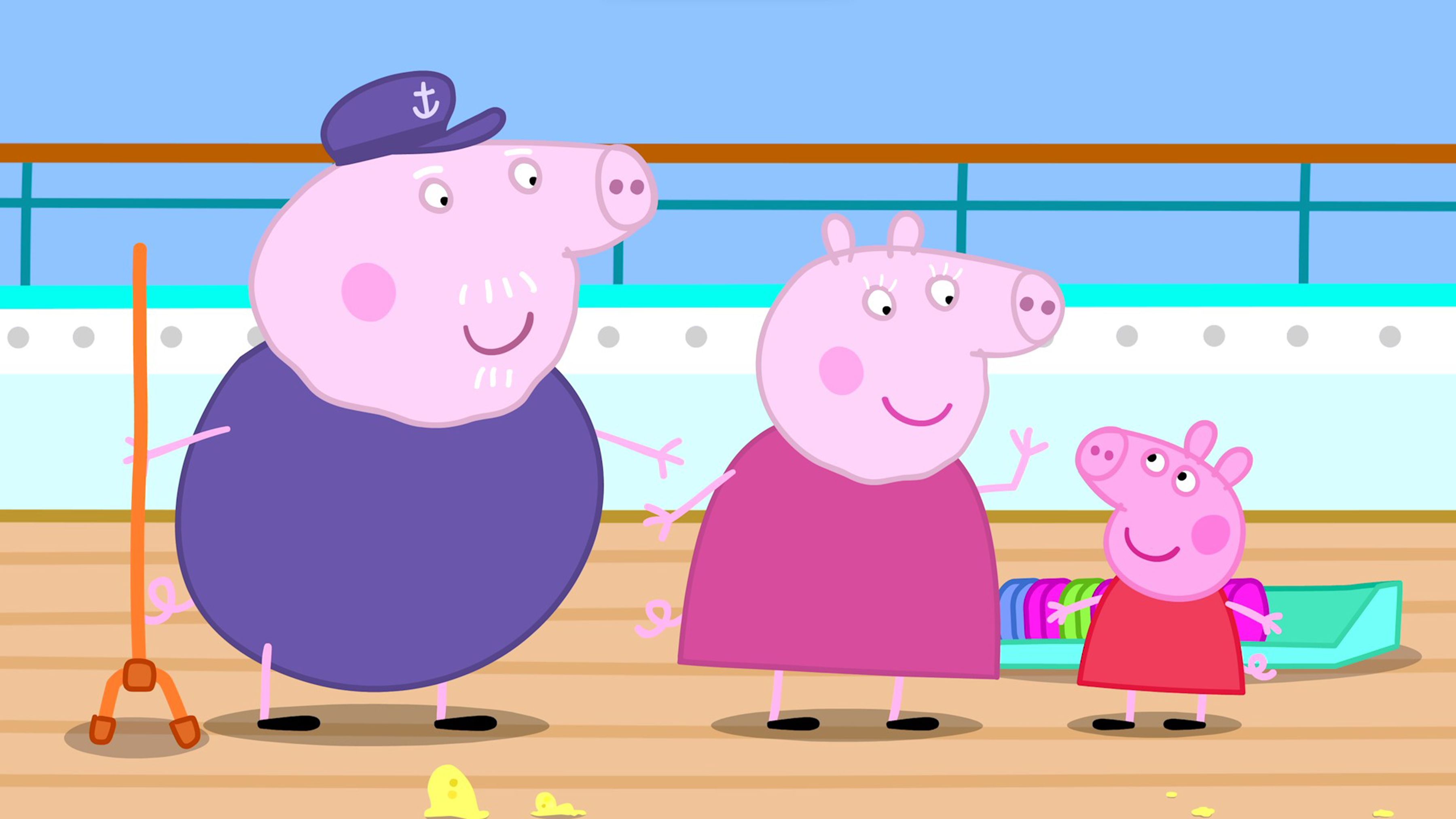 Peppa Plays Shuffleboard