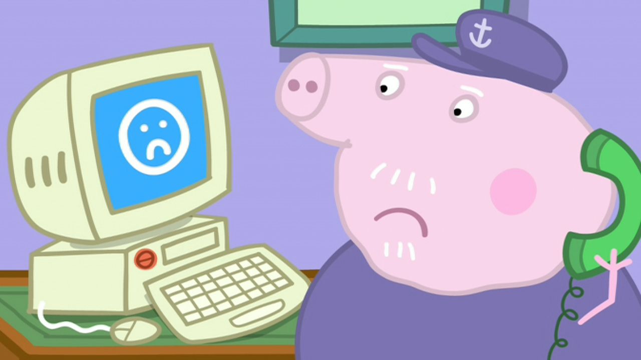Grandpa Pig's Computer